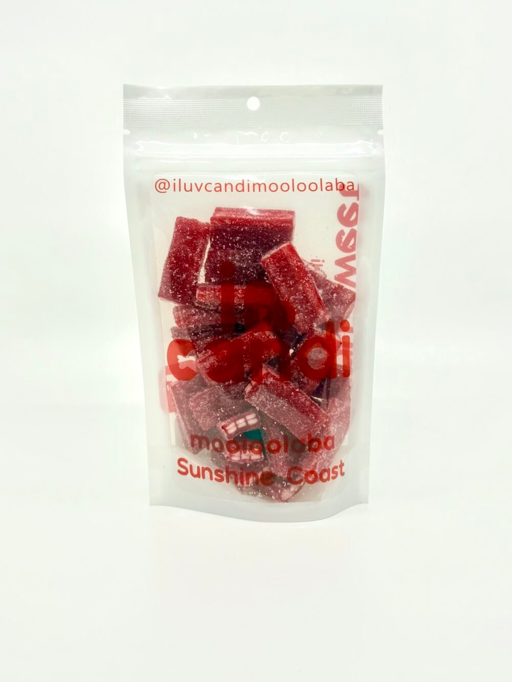 Sour Strawberry Bricks